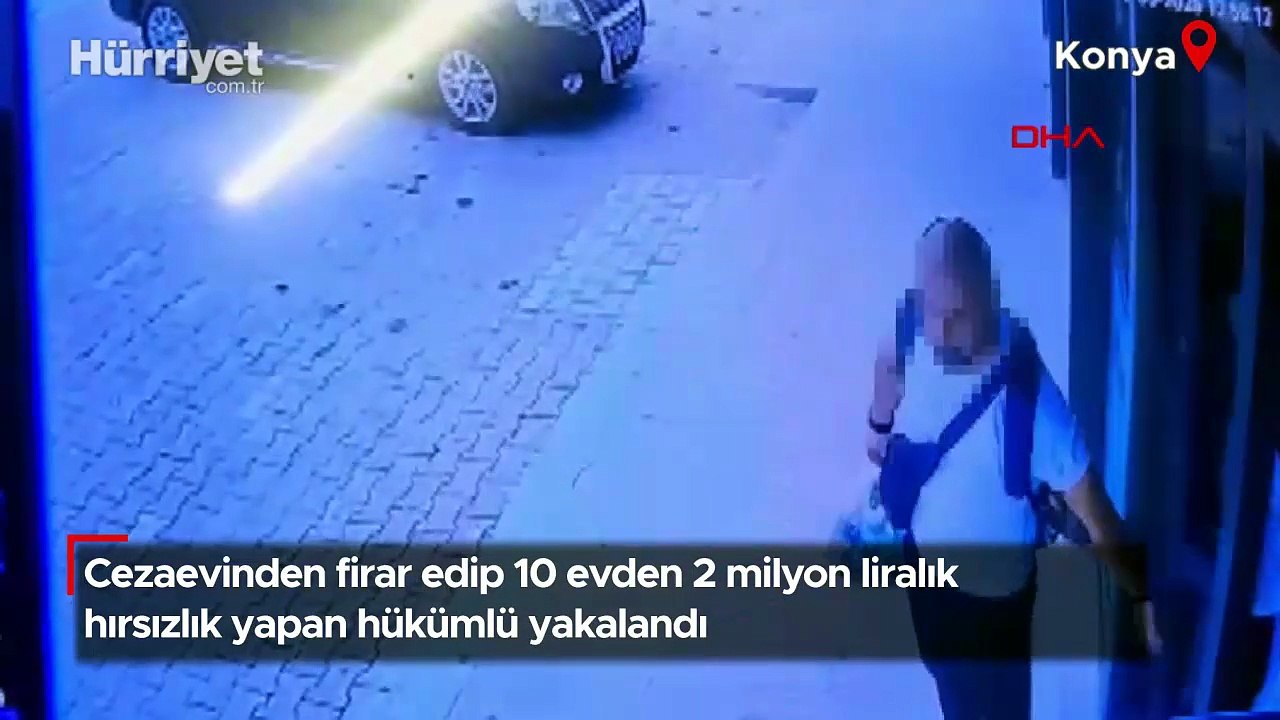 Cezaevinden firar edip 10 evden 2 milyon liralık hırsızlık yapan hükümlü yakalandı