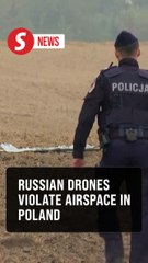 Polish airspace violated by huge number of Russian drones