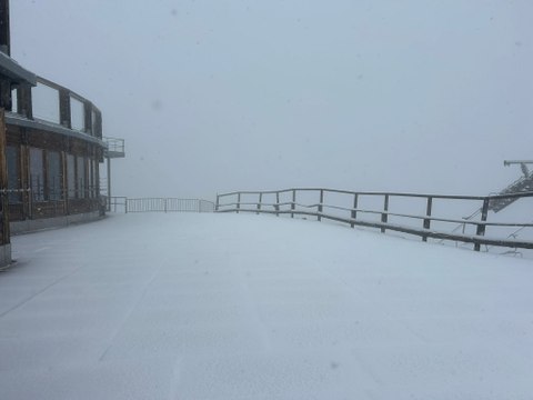 Neve fresca per la nuova stagione in val Senales
