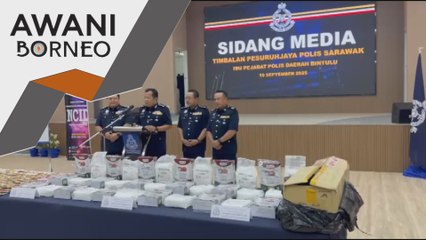 Cubaan seludup dadah 17 kilogram dari Semenanjung ke Bintulu tumpas
