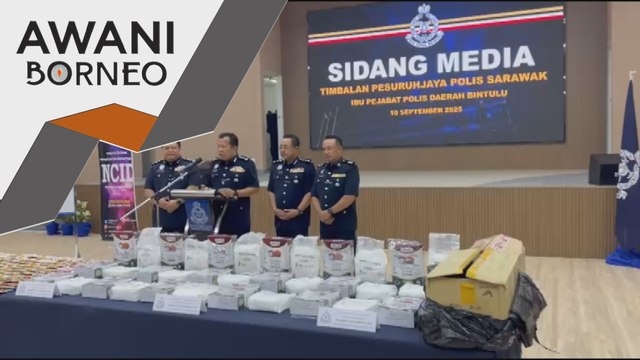 Cubaan seludup dadah 17 kilogram dari Semenanjung ke Bintulu tumpas