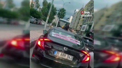 Tüm şehir kızının doğum gününü kutladı! Kornalar susmadı