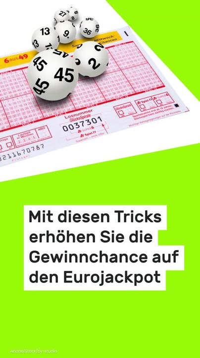no glomex Mit diesen Tricks erhöhen Sie die Gewinnchance auf den Eurojackpot