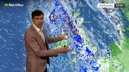 Met Office Wednesday Afternoon Weather Forecast 10/09/2025
