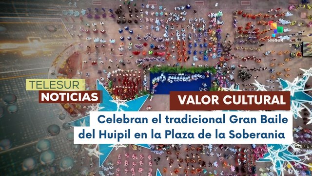 Nicaragua celebra el Gran Baile del Huipil en la Plaza de la Soberanía como parte de sus Fiestas Patrias