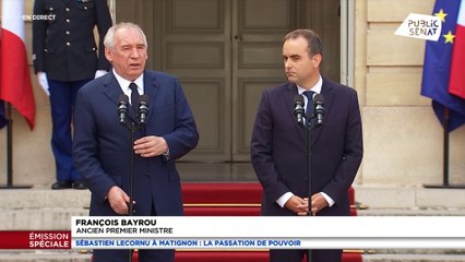 François Bayrou promet "de tout faire pour aider le gouvernement"