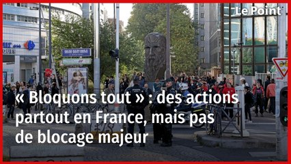 « Bloquons tout » : les premiers points de friction à travers la France