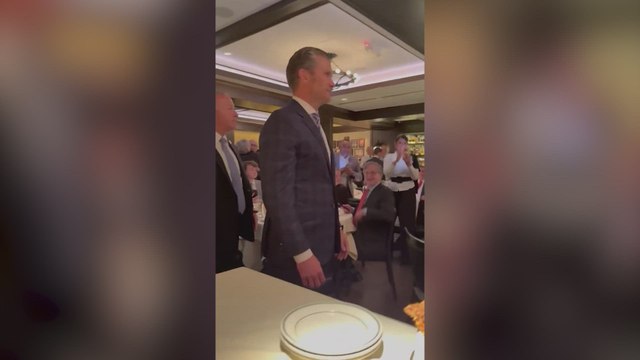 Trump Confronts 'Hitler of Our Time' Shouts from Pro-Palestine Protesters in D.C. Restaurant