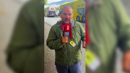 Los ciclistas se plantan ante las protestas en LaVuelta