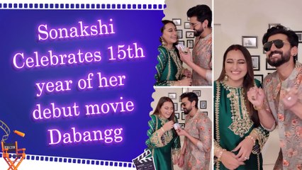 Sonakshi Sinha recreates her Dabangg iconic dialogue with her husband Zaheer Iqbal