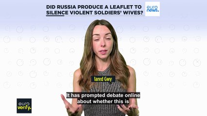 What we know about pamphlets offering support to violent Russian soldiers' wives