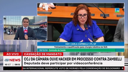 CCJ da Câmara analisa cassação de mandato de Carla Zambelli