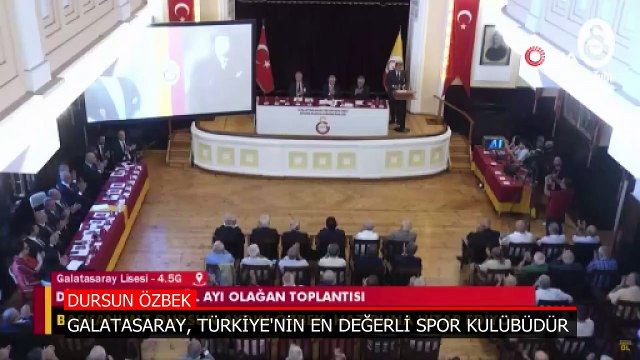 Dursun Özbek: Galatasaray, Türkiye'nin en değerli spor kulübüdür