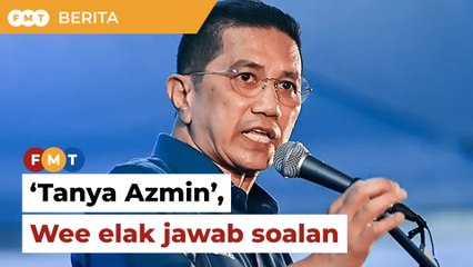 ‘Tanya Azmin’, Wee elak jawab soalan tentang pertemuan tidak rasmi PN