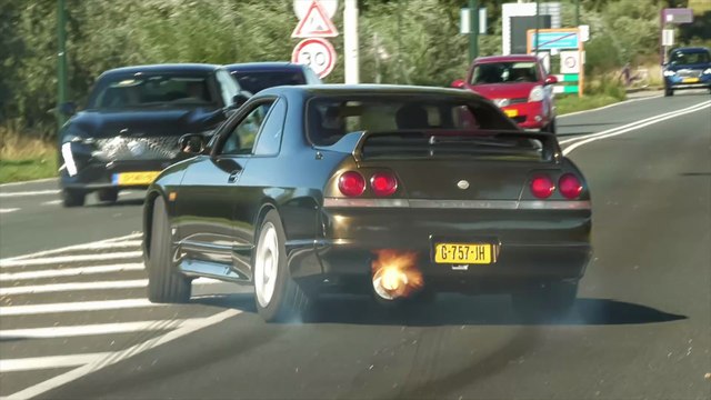 JDM Cars Leaving Go Japan 2025 - CLOSE CALL, Fails, Supra 2JZ, Skyline R32, 500HP Skyline R33, RX7