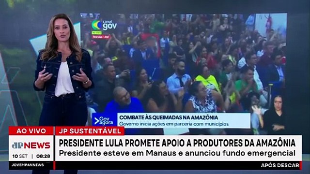 Lula promete apoio aos produtores da Amazônia; Patrícia Costa comenta