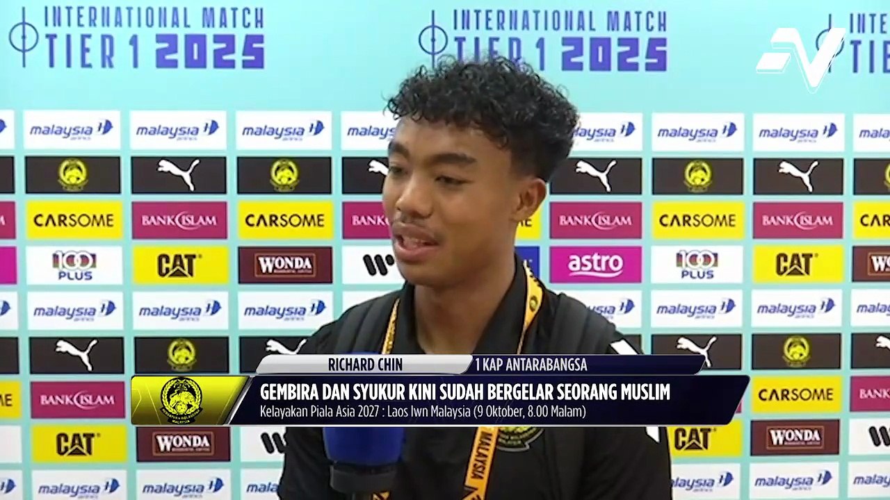 Lafaz syahadah 10 bulan lalu merupakan permulaan detik terindah Richard Chin disusuli dapat panggilan bersama skuad negara