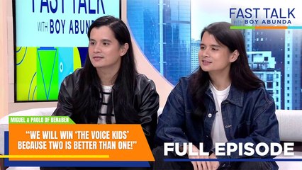 Fast Talk with Boy Abunda: Paolo and Miguel, your new ‘The Voice Kids’ coaches! (Full Episode 679)