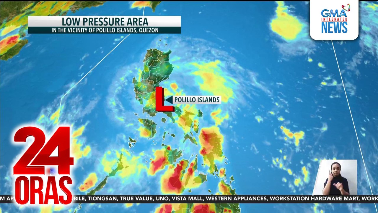 LPA sa loob ng PAR, easterlies at localized thunderstorms, magpapa-ulan - PAGASA | 24 Oras