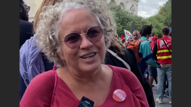10 septembre : Geneviève espère que cette « colère » va s'exprimer dans le « monde du travail »