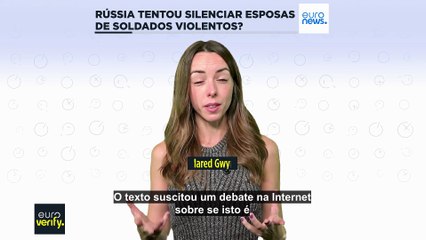 Panfletos aconselham mulheres de soldados russos a não denunciarem violência doméstica?