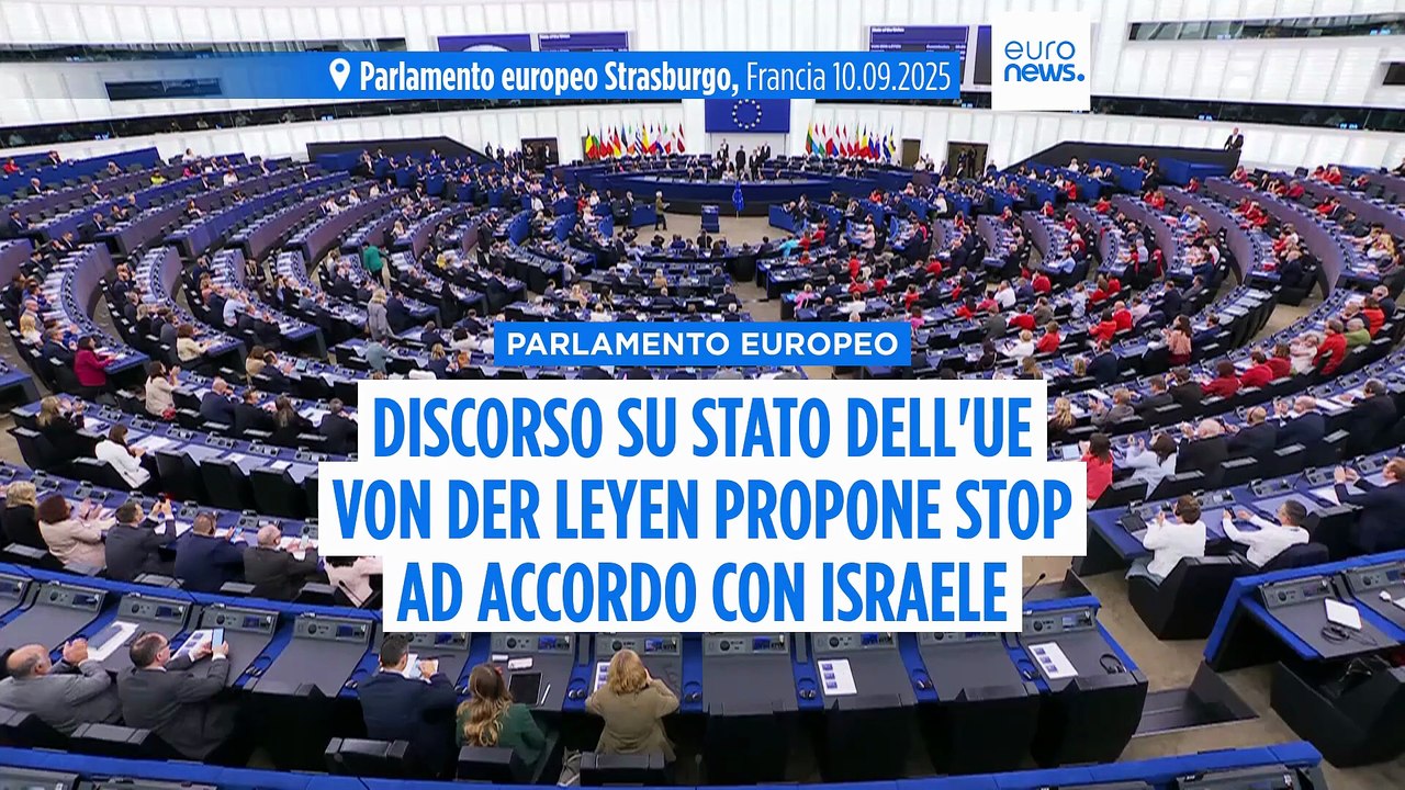 Von der Leyen annuncia lo stop all'accordo commerciale Ue-Israele e sanzioni a ministri e coloni