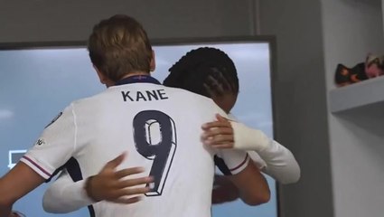 Harry Kane emotional as he presents Djed Spence with first cap after England debut