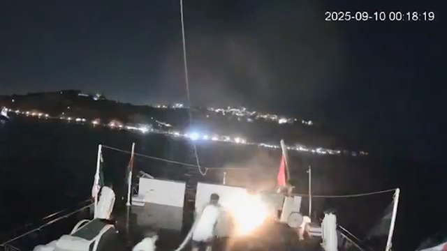 La Global Sumud Flotilla denuncia un segundo ataque con dron contra una de sus embarcaciones