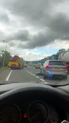 Delays on A45 as police, fire, and air ambulance attend scene of serious incident