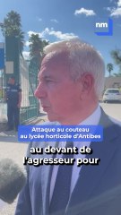 "Personne ne mourra" : la réaction de Jean Leonetti après l'attaque au couteau au lycée horticole d'Antibes