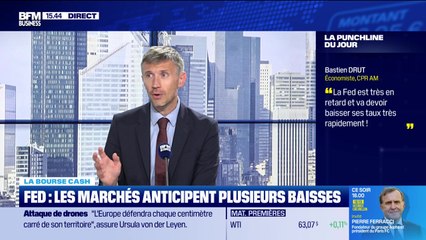 La bourse cash : "La Fed est très en retard et va devoir baisser ses taux très rapidement" - 10/09