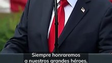 Trump promete luchar “por un solo pueblo, una sola bandera y una sola fe” en el homenaje a los caídos en el 11-S