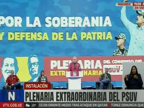 Secretario Gral. del PSUV Cabello: Nosotros somos libres y seguiremos siendo libres