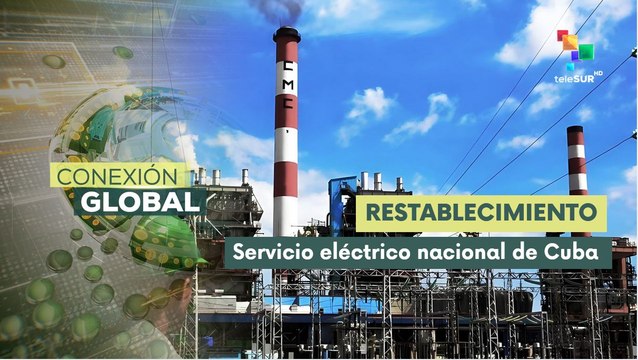 Cuba trabaja en el restablecimiento del servicio eléctrico a nivel nacional