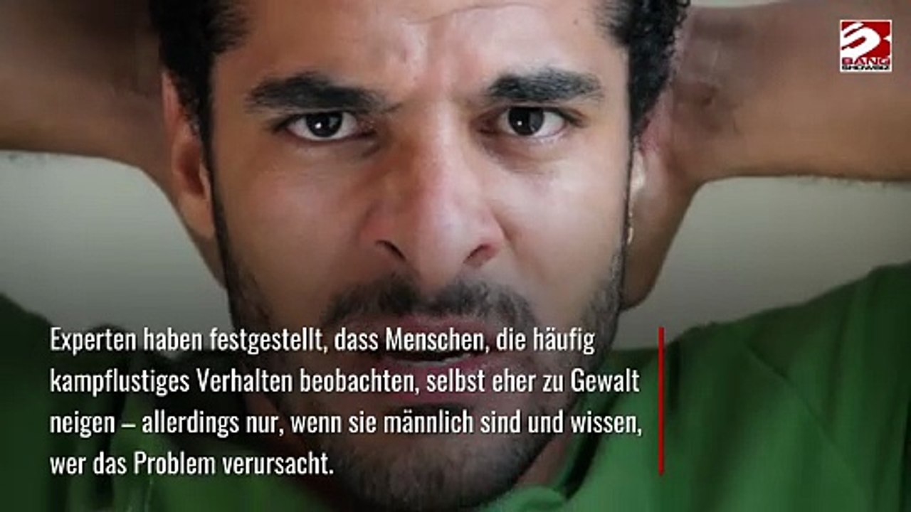 Aggressive Handlungen können ansteckend sein