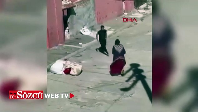 Sokakta tartıştığı eşini darbetti; gözaltına alındı