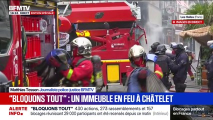 Incendie dans le centre de Paris: les pompiers ont vite pu intervenir sur les lieux