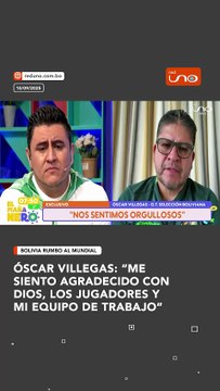 ÓSCAR VILLEGAS: “ME SIENTO AGRADECIDO CON DIOS, LOS JUGADORES Y MI EQUIPO DE TRABAJO”