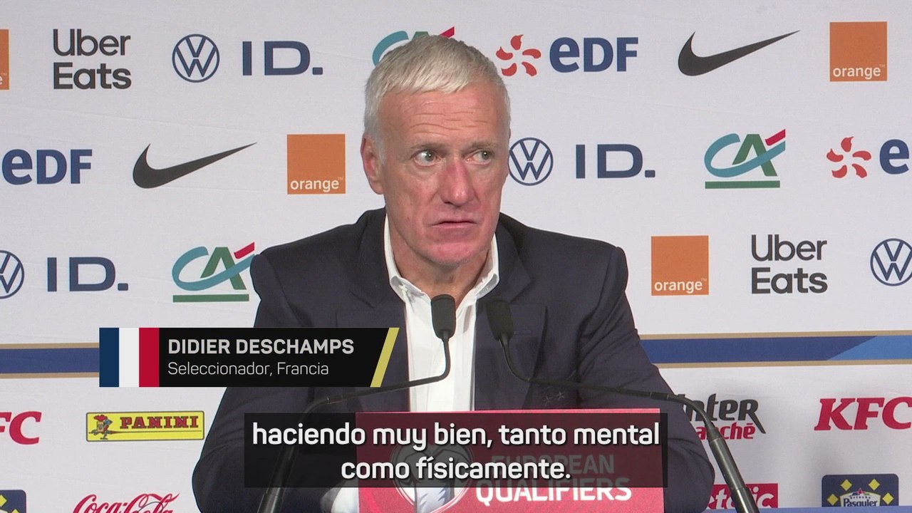 Deschamps destaca la calidad de Mbappé tras igualar a Henry: "Puede subir el listón aún más"