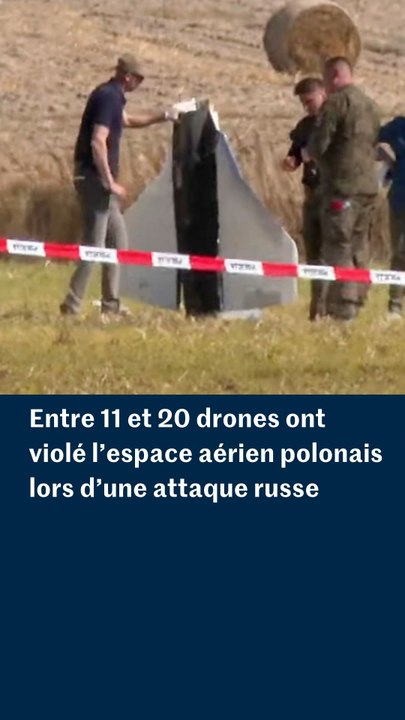 Pologne : l'espace aérien violé par 11 à 20 drones lors d’une attaque russe