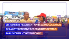 les ivoiriens réagissent suite à la proclamation de la liste définitive des candidats retenus