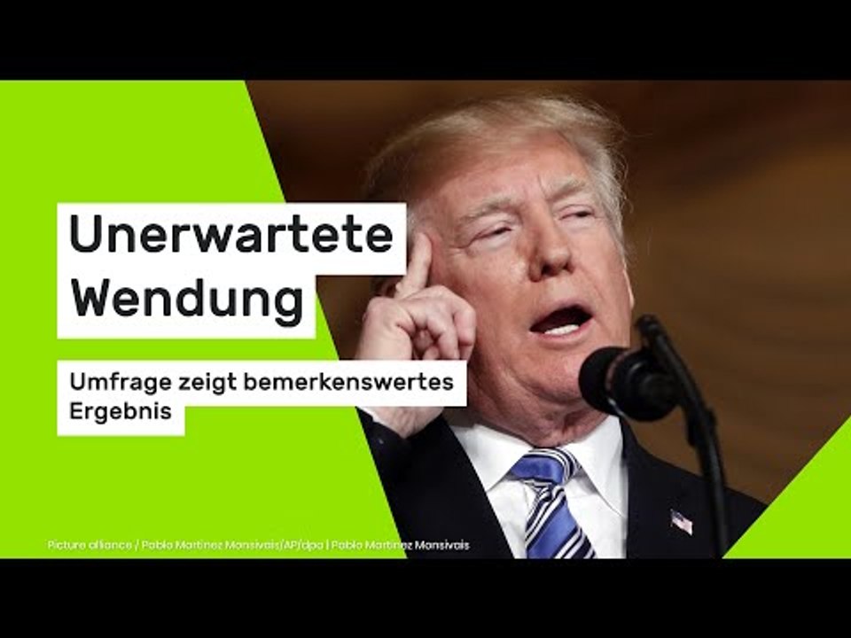 Donald Trump: Unerwartete Wendung - Umfrage zeigt bemerkenswertes Ergebnis