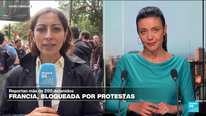 Más de 250 detenidos durante la jornada de protestas 'Bloqueemos todo' en Francia