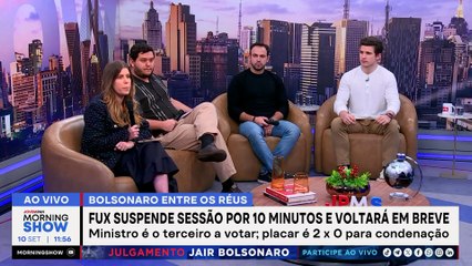 Fux vai votar contra condenação de Bolsonaro e outros sete réus? Jess e Mano comentam