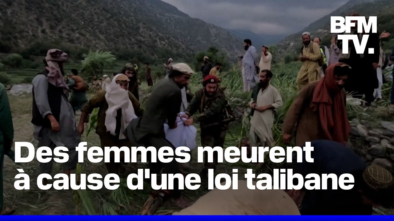 Séisme en Afghanistan: des femmes restent coincées sous les décombres à cause d'une loi talibane