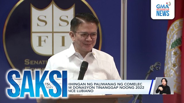 Sen. Escudero, hihingan ng paliwanag ng Comelec kaugnay sa P30-M donasyong tinanggap noong 2022 mula kay Lawrence Lubiano | Saksi