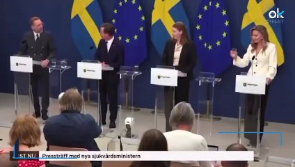 Una ministra sueca se desmaya en su primer día de trabajo