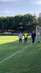 Domenico Tedesco'dan basın mensuplarına Türkçe "Merhaba"