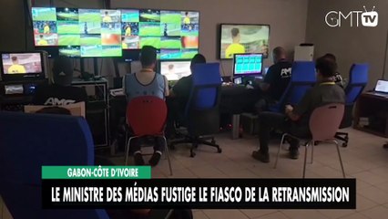 [#Reportage] Gabon-Côte d’Ivoire : le ministre des Médias fustige le fiasco de la retransmission