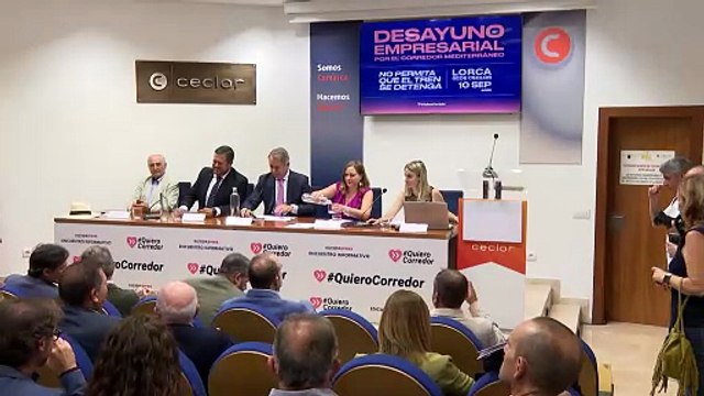 Empresarios piden que se cumplan los plazos para finalizar las obras del Corredor Mediterráneo